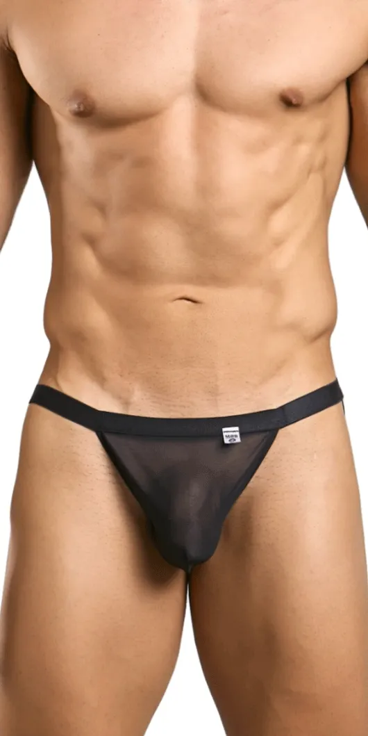 Malebasics Mbl82 Sexy Jockstrap Black Mesh
