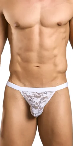 Malebasics Mbl82 Sexy Jockstrap White Lace