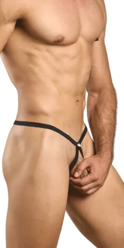 Malebasics Mbl24 Tear Drop Thongs Black