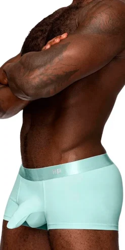 Male Power 129-281 Easy Breezy Mini Short With Sleeve Aqua