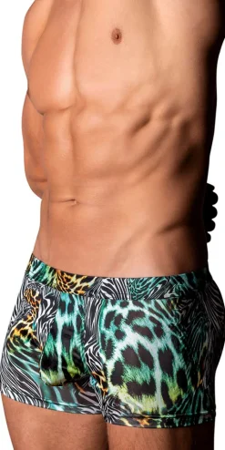 Male Power 143-295 Go Wild Uplift Mini Short Multi Animal