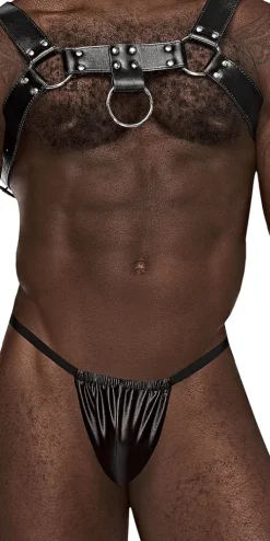 Male Power 590-266 Leather Aries Harness Black