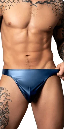 Male Power 442-301 Liquid Onyx 2.0 Bong Thong Blue