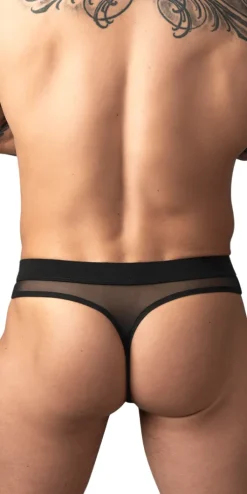Male Power 442-307 Mesh 2 Bong Thong Black