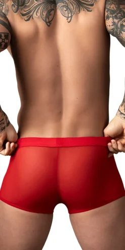 Male Power 145-307 Mesh 2 Mini Short Red