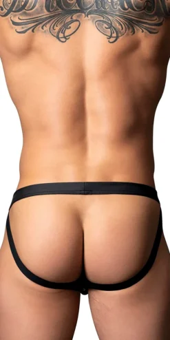 Male Power 346-298 Oh Snap Snap Off Jock Black