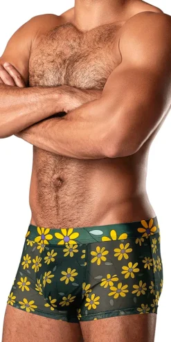 Male Power 145-285 Petal Power Pouch Short Daisy Print