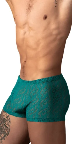 Male Power 150-305 Ripple Pouch Short Teal