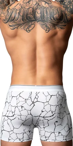 Male Power 160-299 Soo Cumfy Boxer Brief White-black