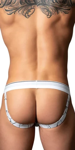 Male Power 349-299 Soo Cumfy Jock White-black