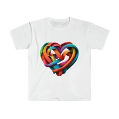 MUS Exclusive Design Heart 7.78 Men's Cotton T-Shirt Softstyle T-Shirt