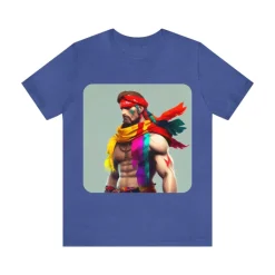 MUS Exclusive Design T-Shirt Men With Feathers 0001
