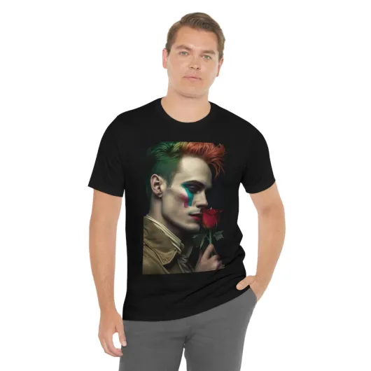 MUS Exclusive Design T-Shirt Man With a Rose