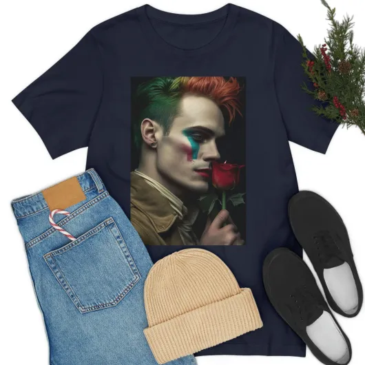 MUS Exclusive Design T-Shirt Man With a Rose