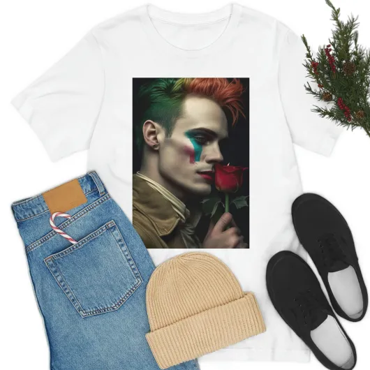 MUS Exclusive Design T-Shirt Man With a Rose