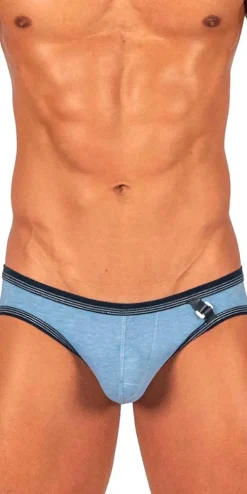 Private Structure Lcut4358 Barn Boy Low Rise Mini Brief Denim