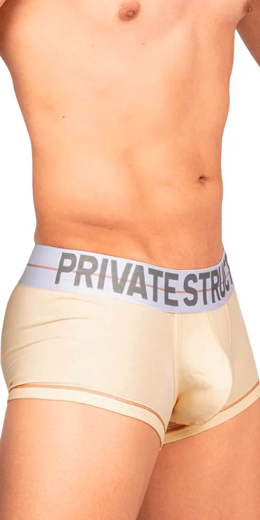 Private Structure Moux4103 Mo Lite Mid Waist Trunks Cream
