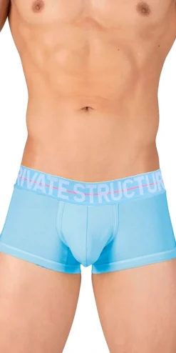 Private Structure Moux4103 Mo Lite Mid Waist Trunks Blue