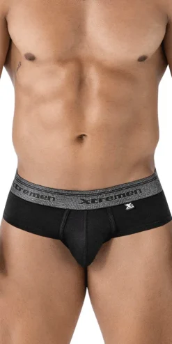 Xtremen 41315 Cotton Blend Briefs Black