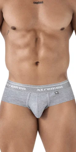 Xtremen 41315 Cotton Blend Briefs Jasper Gray