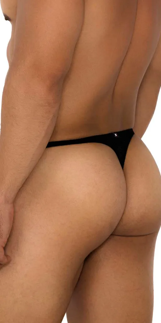 Xtremen 91185 Mesh Thongs Black