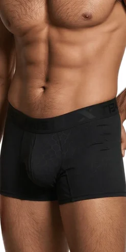 Xtremen 91256 Microfiber Boxer Briefs Black
