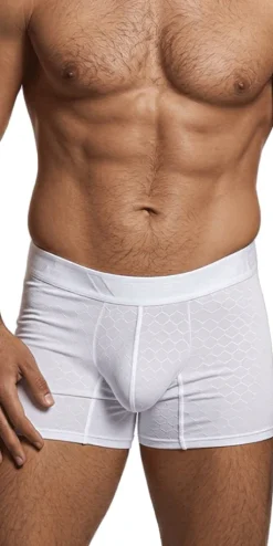 Xtremen 91256 Microfiber Boxer Briefs White