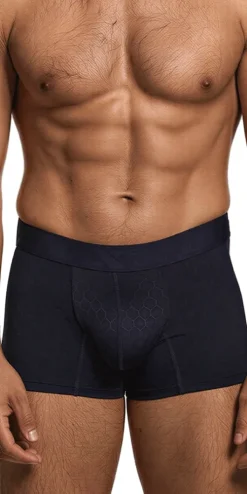 Xtremen 91256 Microfiber Boxer Briefs Dark Blue