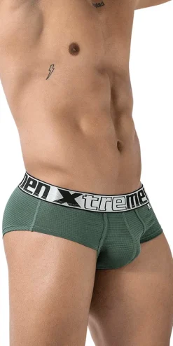 Xtremen 91221 Microfiber Briefs Green