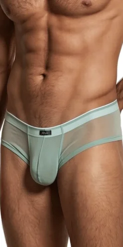 Xtremen 91263 Microfiber Mesh Briefs Green
