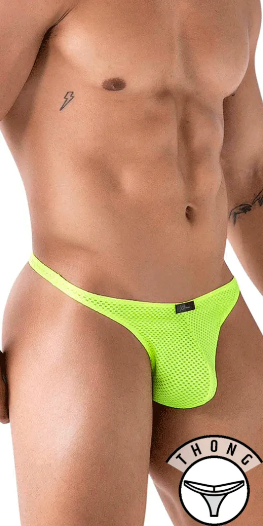 Xtremen 91226 Microfiber Thongs Neon Green