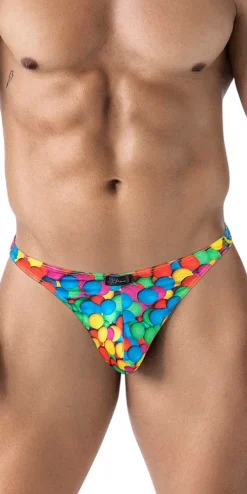 Xtremen 91247 Printed Thongs Bubbles