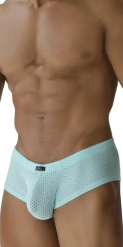 Xtremen 91269 Sleek V-cut Performance Mesh Briefs Seawater