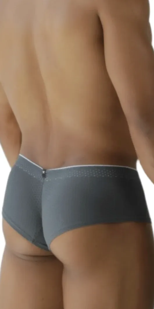 Xtremen 91269 Sleek V-cut Performance Mesh Briefs Gray