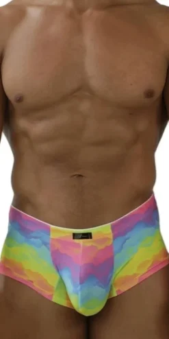 Xtremen 91283 Ultimate Low-rise Rainbow Printed Briefs Cloud