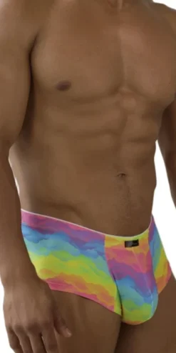 Xtremen 91283 Ultimate Low-rise Rainbow Printed Briefs Cloud