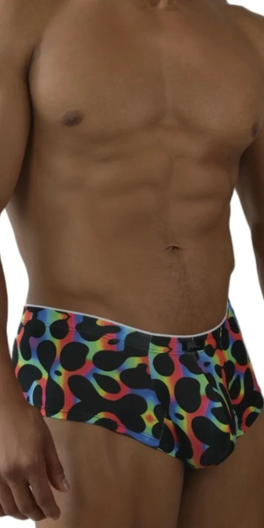 Xtremen 91283 Ultimate Low-rise Rainbow Printed Briefs Mushroom