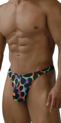 Xtremen 91284 Ultimate Rainbow Expression Men's Thong Mushroom
