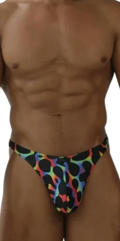Xtremen 91284 Ultimate Rainbow Expression Men's Thong Mushroom