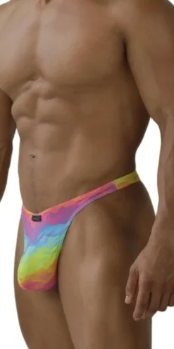 Xtremen 91284 Ultimate Rainbow Expression Men's Thong Cloud