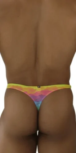 Xtremen 91284 Ultimate Rainbow Expression Men's Thong Cloud