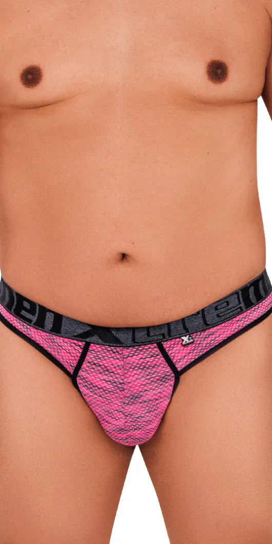 Xtremen 91100x Microfiber Mesh Thongs Pink