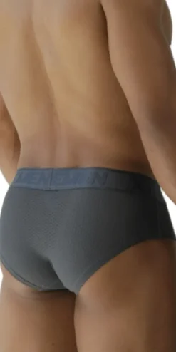 Xtremen 91250 Xtremen Athletic Performance Mesh Briefs Gray