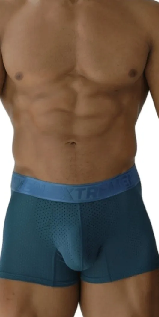 Xtremen 91251 Xtremen Micro-perforated Boxer Briefs Petrol