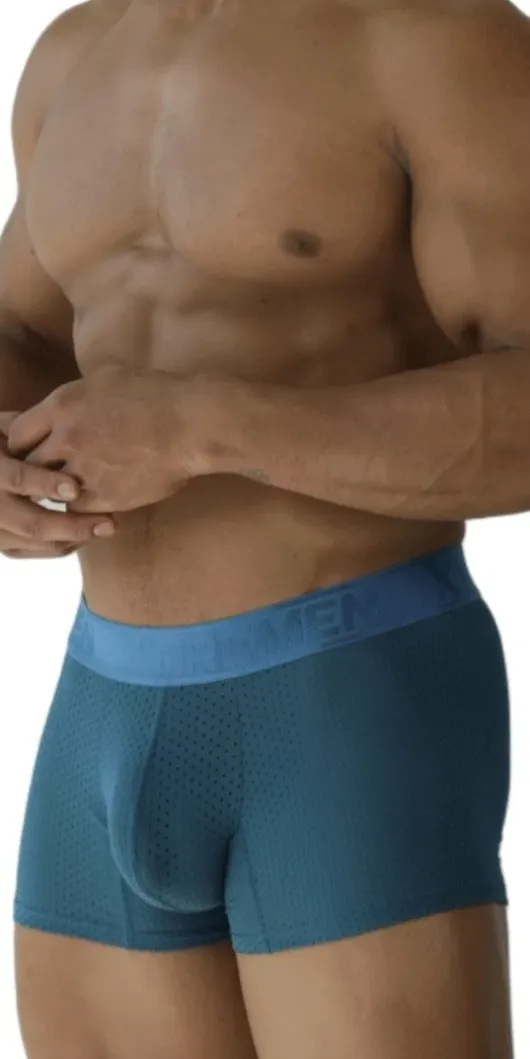 Xtremen 91251 Xtremen Micro-perforated Boxer Briefs Petrol
