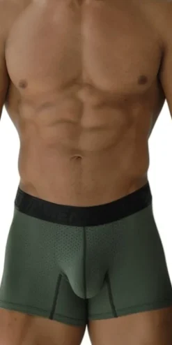 Xtremen 91251 Xtremen Micro-perforated Boxer Briefs Military Green