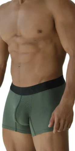 Xtremen 91251 Xtremen Micro-perforated Boxer Briefs Military Green