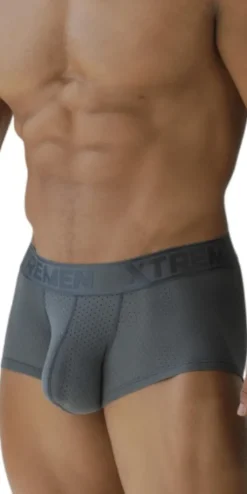 Xtremen 91252 Xtremen Signature Breathable Trunks Gray